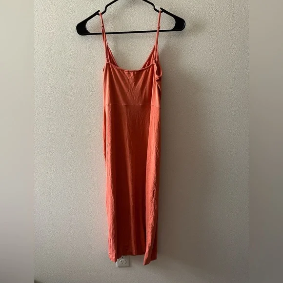 BODEN Gathered Jersey Midi Dress size 12R Kumquat Orange  
Style D0703-BGR - Picture 10 of 10